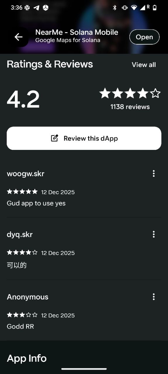 NearMe reviews